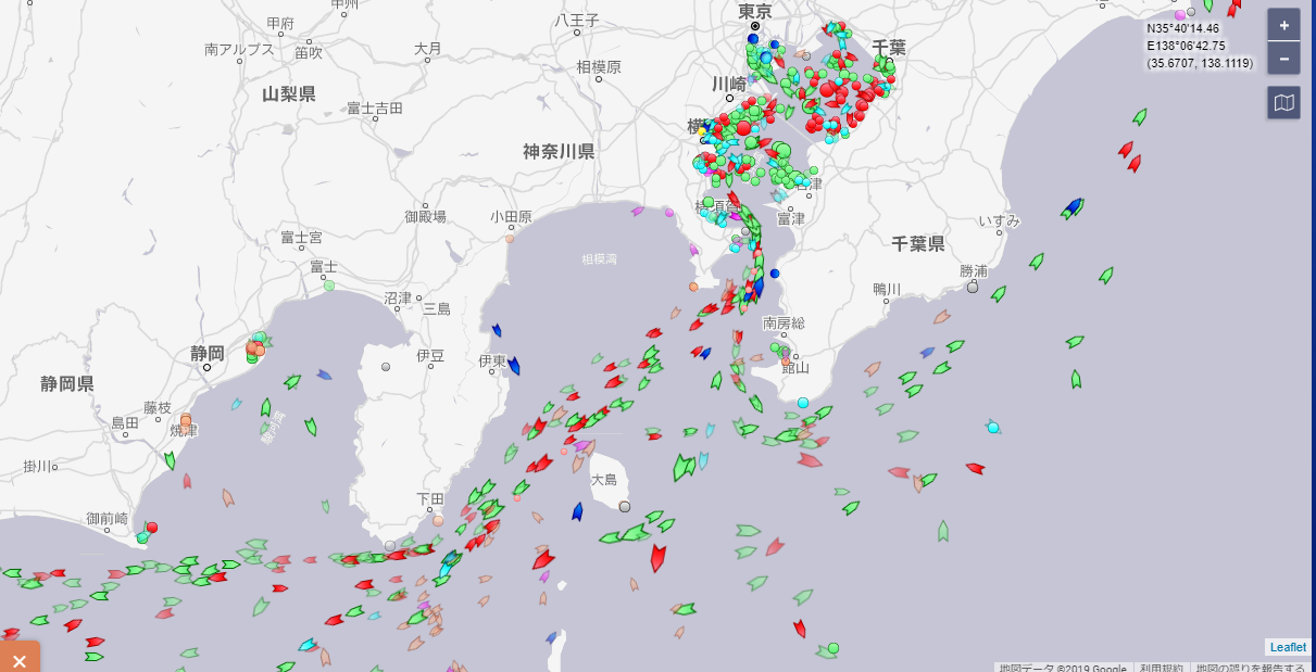 船の交通情報