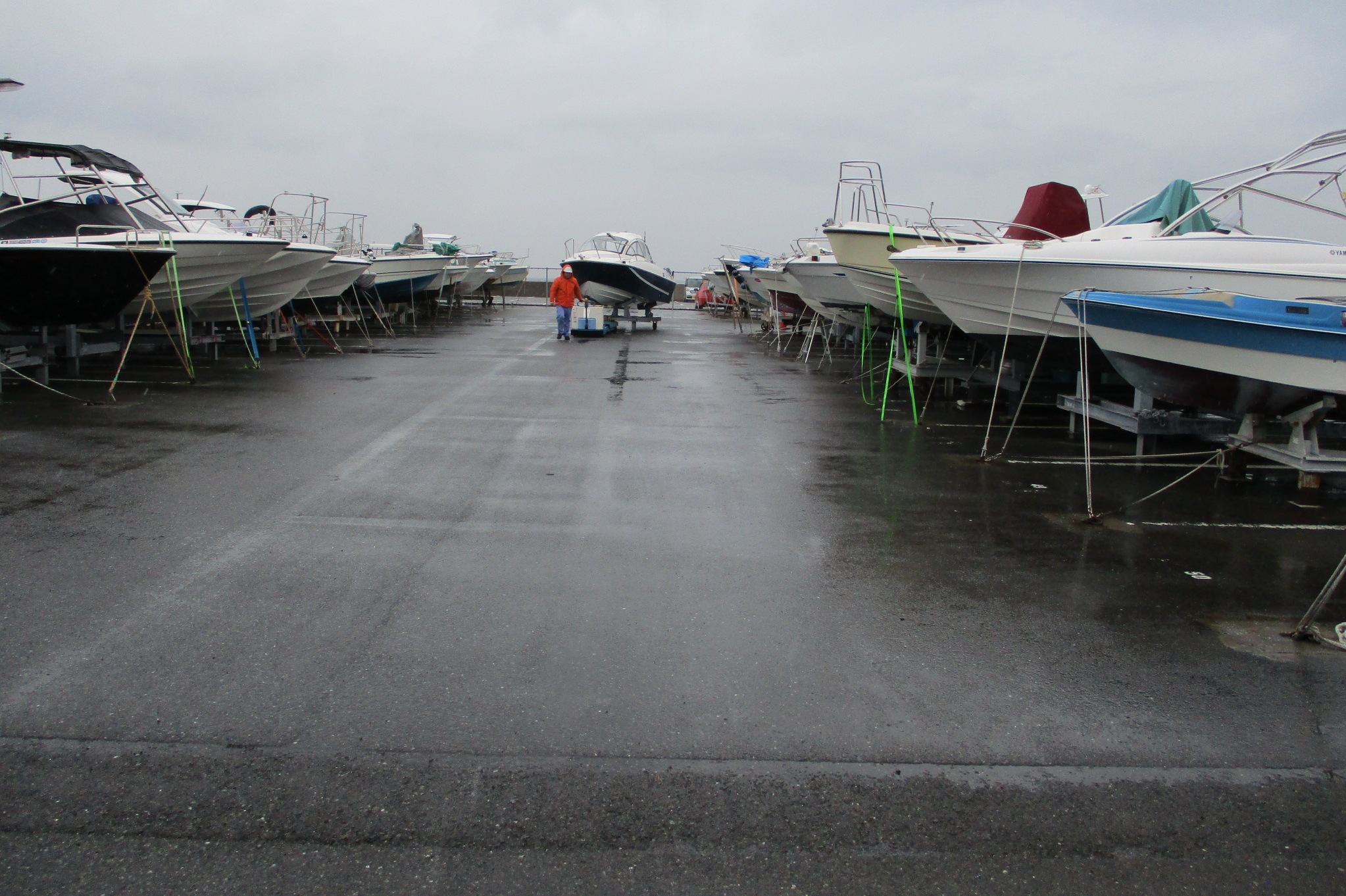 まさかの雨