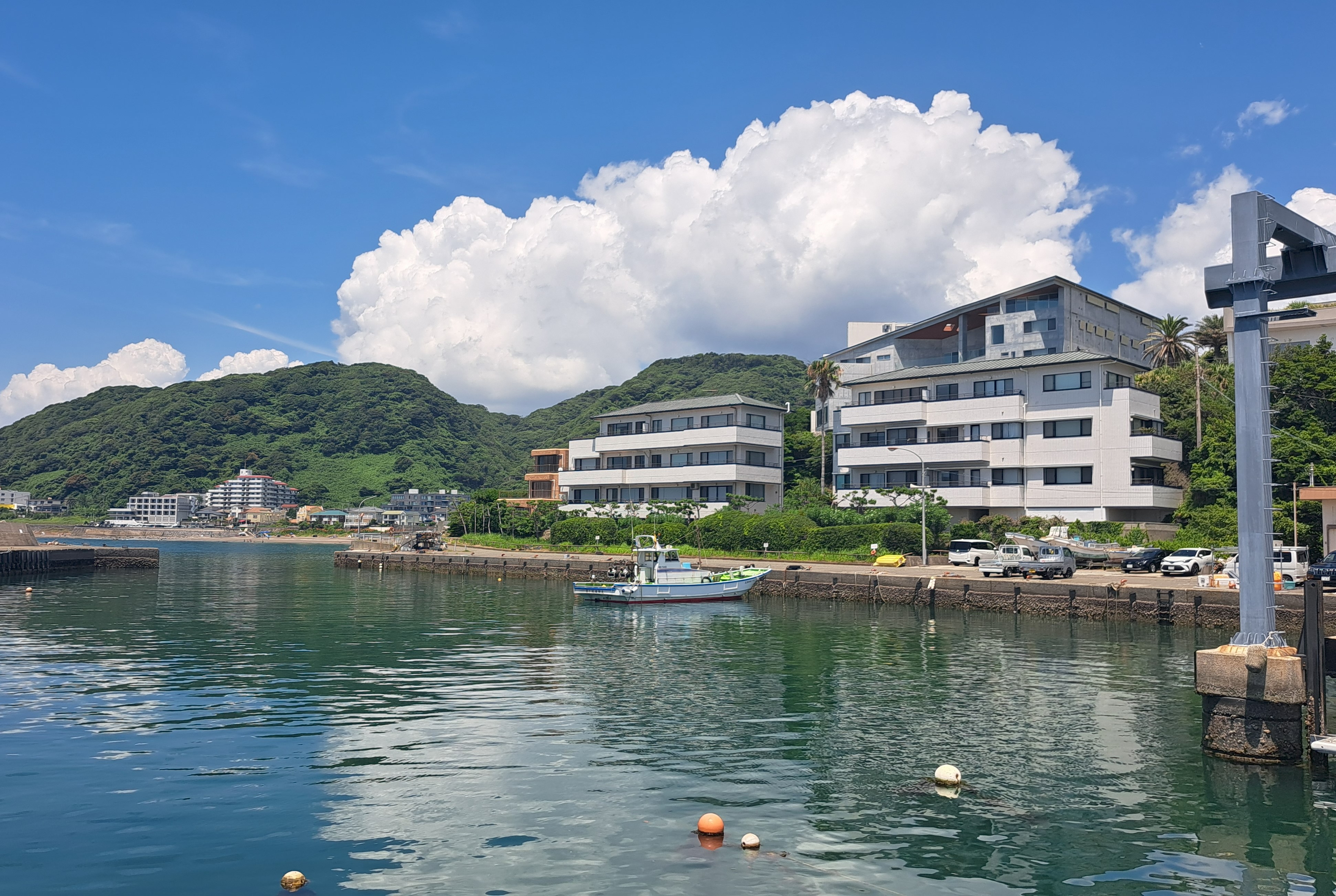 沖は快適?